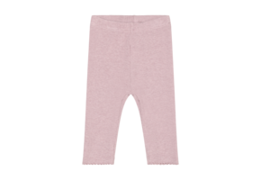 Leggings Melange Rib Pale Mauve Melange