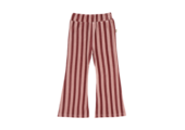 Flared Pants Ruby Stripes (Velvet)