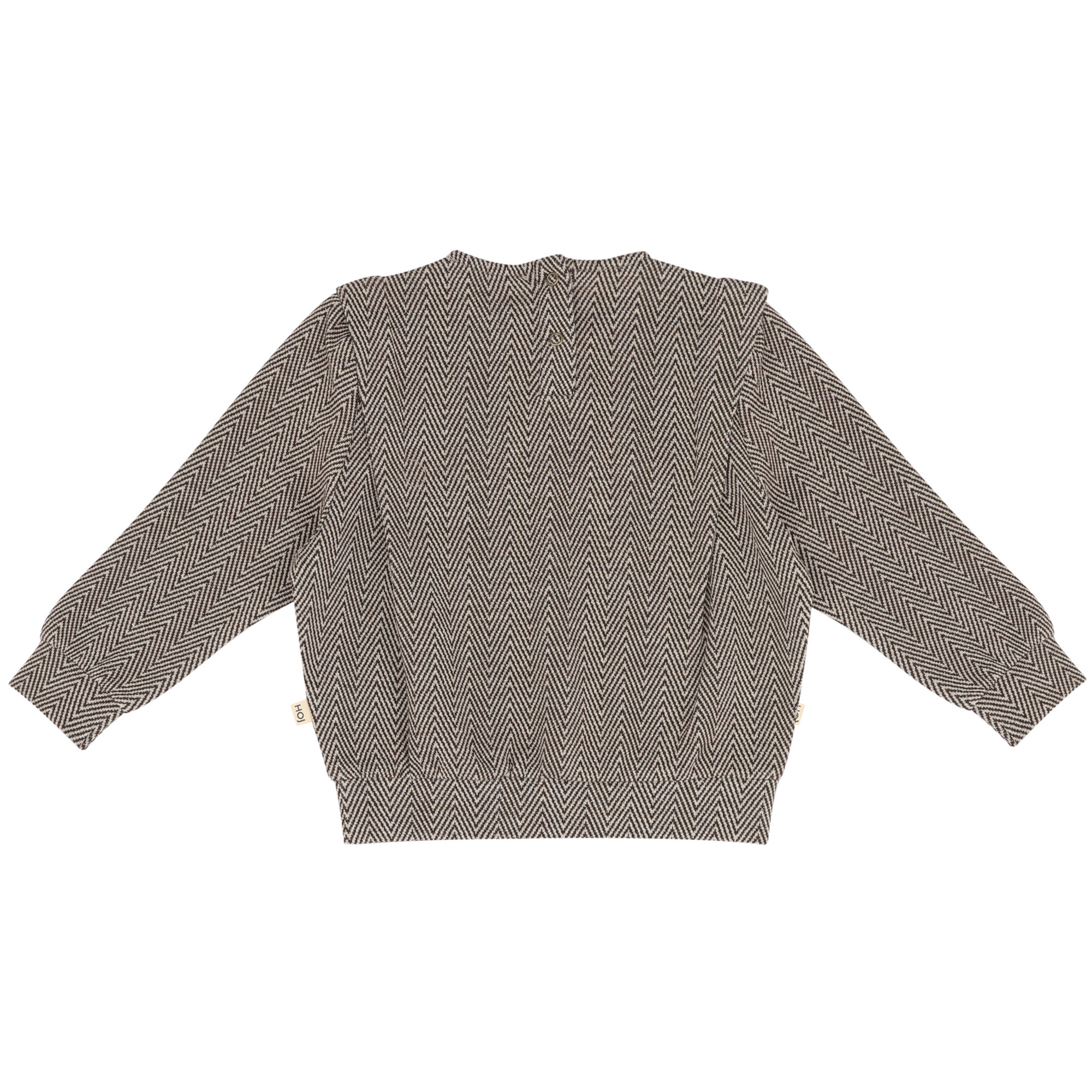 Shoulder Sweater Sandshell Zig Zag (Jacquard)