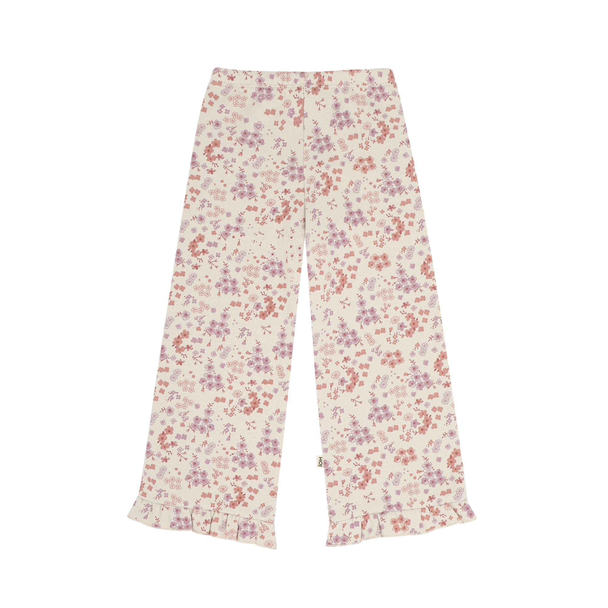 Classic Ruffled Pants Floral Winter Muse