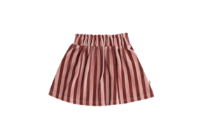 Skater Skirt Ruby Stripes (Velvet)