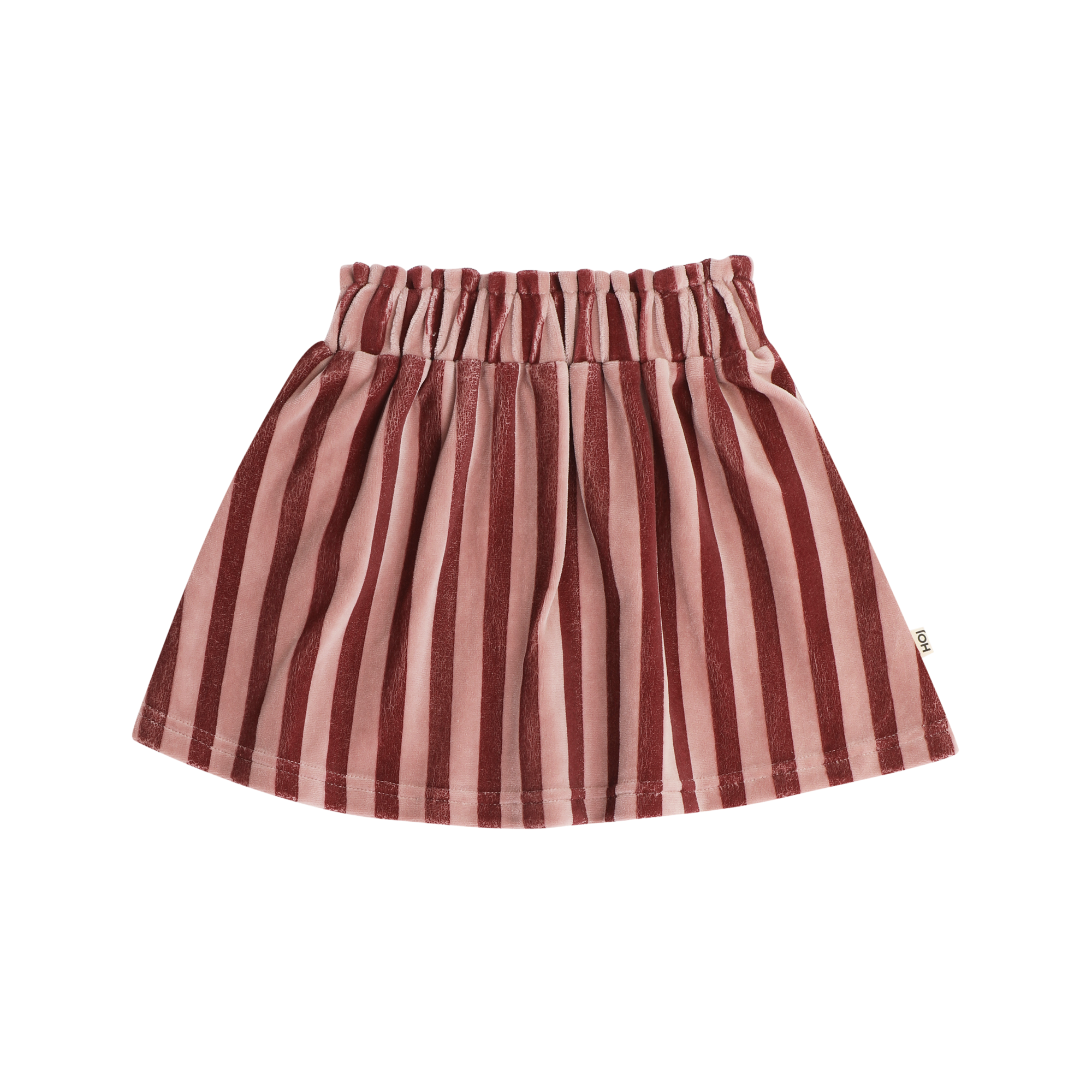 Skater Skirt Ruby Stripes (Velvet)