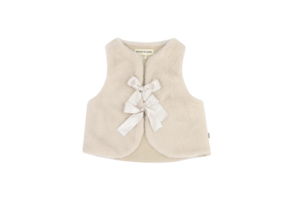 Soft Fur Bodywarmer Marshmellow (Fake Fur)