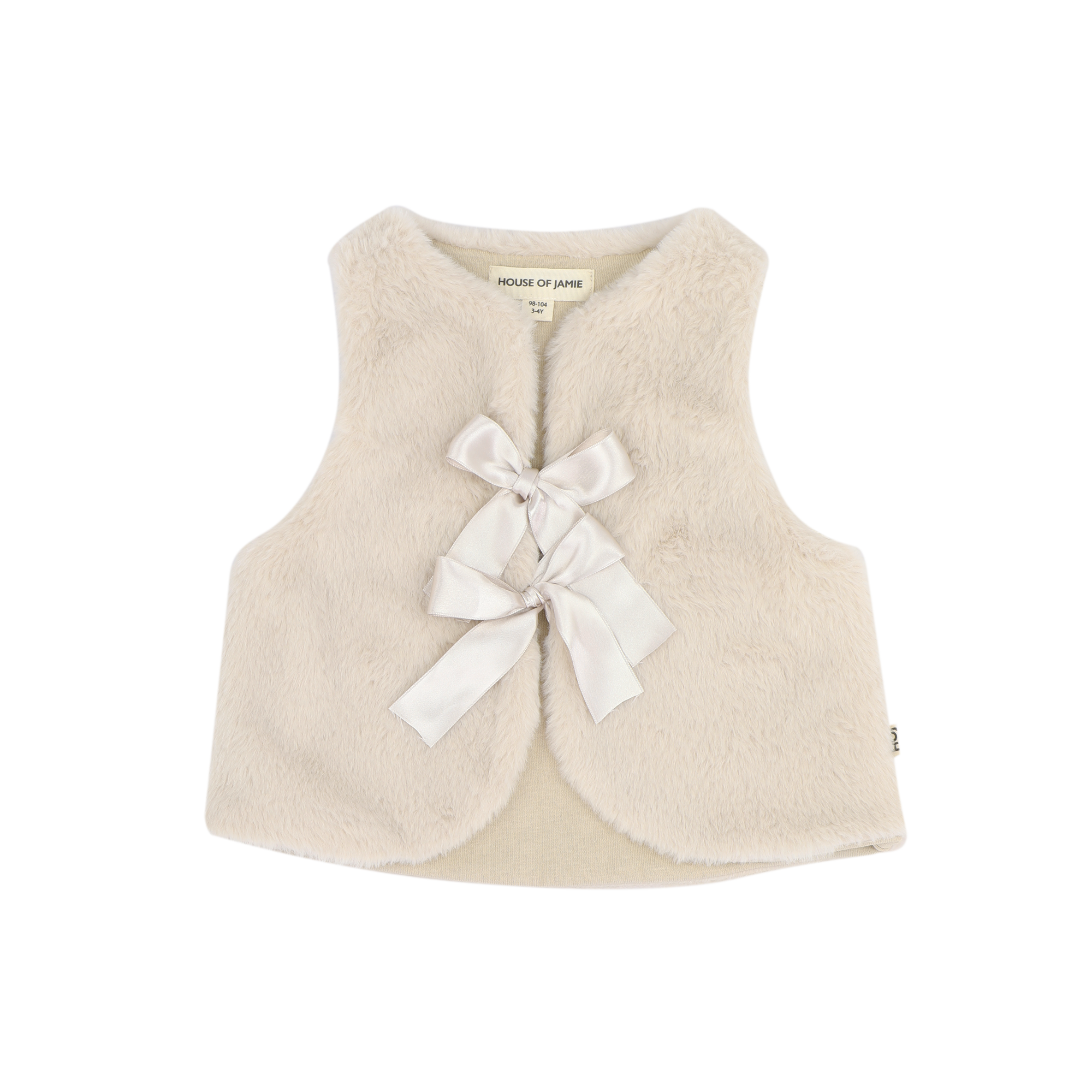 Soft Fur Bodywarmer Marshmellow (Fake Fur)