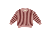 Sweatshirt Ruby Stripes (Velvet)
