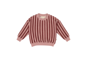 Sweatshirt Ruby Stripes (Velvet)