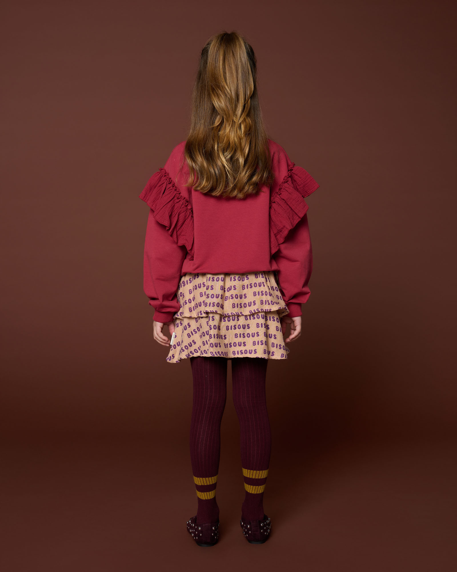 Sweater Ruffles | Garnet