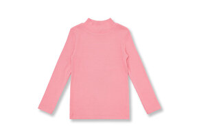 Rib Turtle Neck | Rose