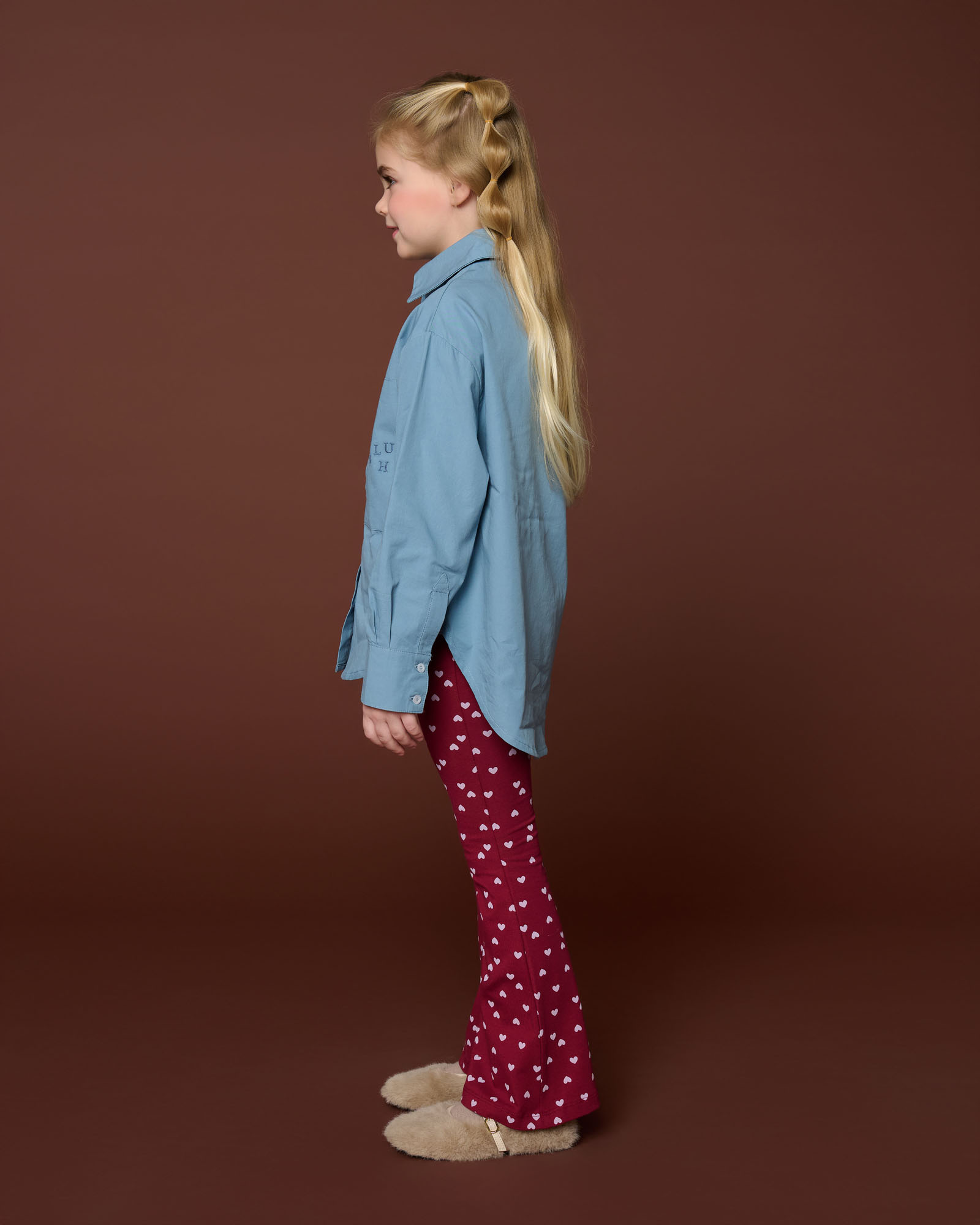 Bowie Flared Pants | Hearts AOP
