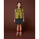 Denim Waistcoat | Khaki