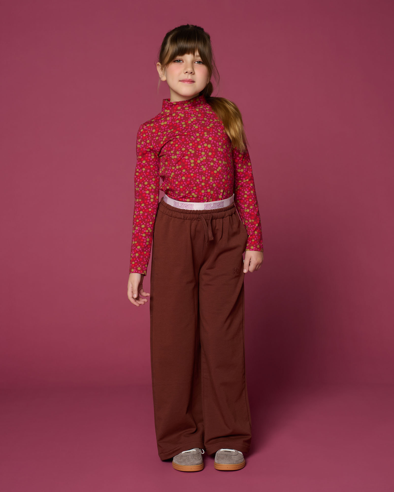 Turtle Neck | Winter Flower AOP