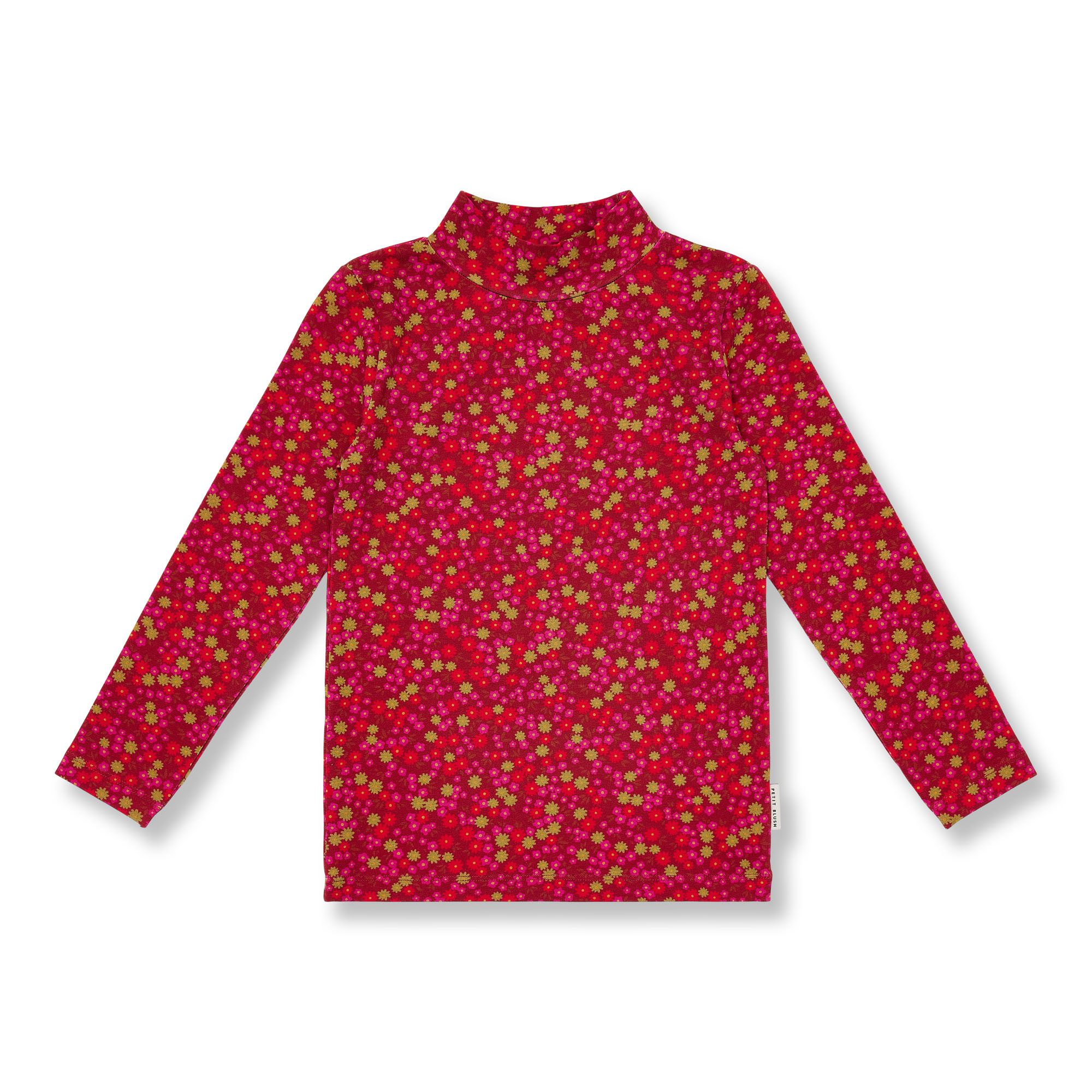 Turtle Neck | Winter Flower AOP