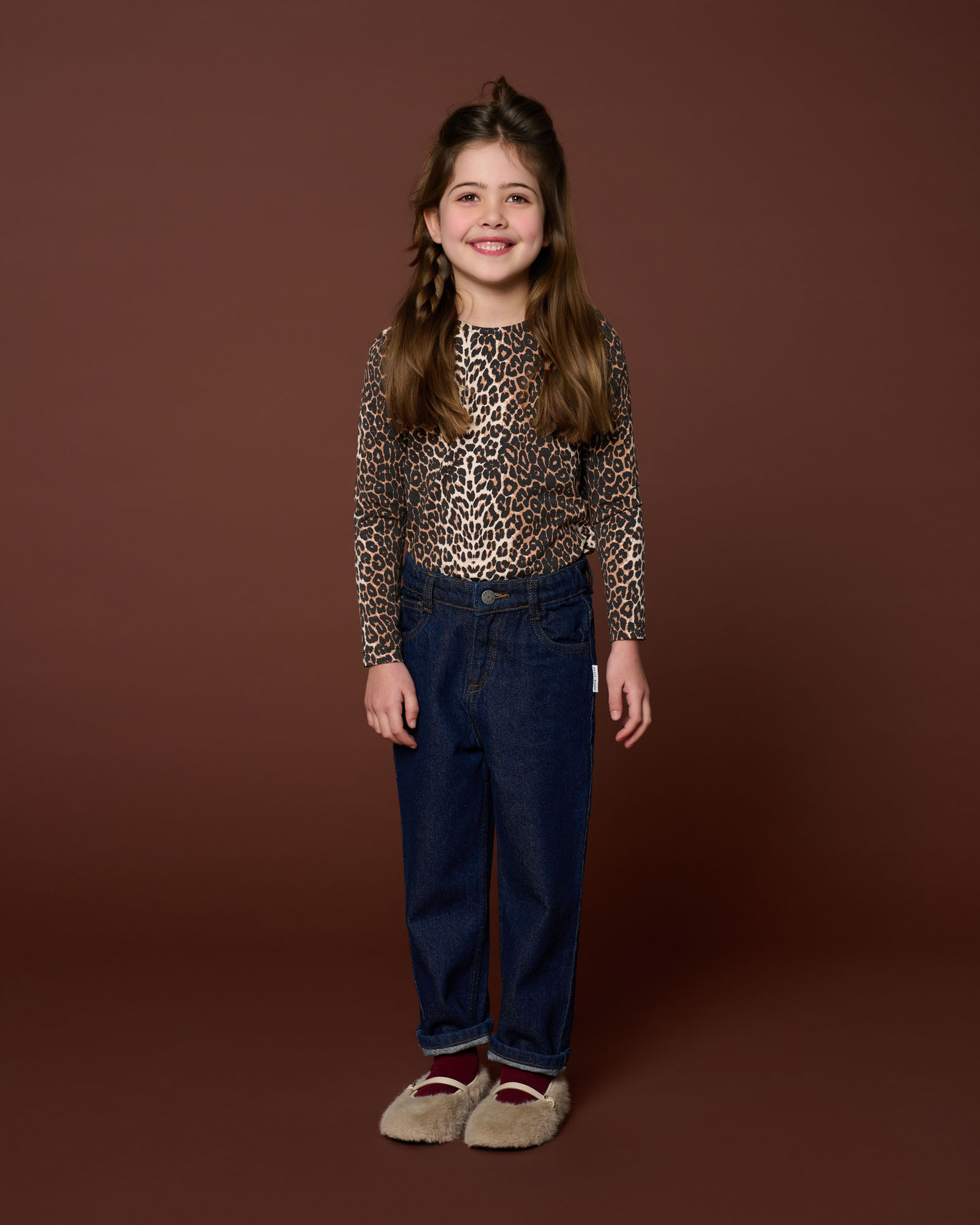 Puff Sleeve Top | Leopard AOP