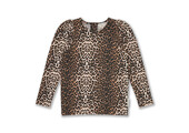 Puff Sleeve Top | Leopard AOP