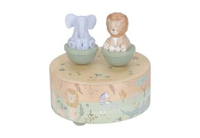 Houten Muziekdoosje ­ Safari Friends FSC 