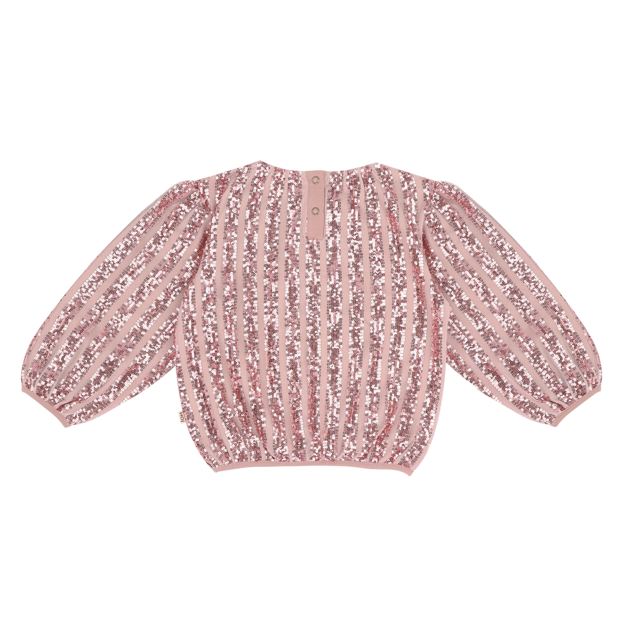 Puff Balloon Sequins Jumper Rose Mauve