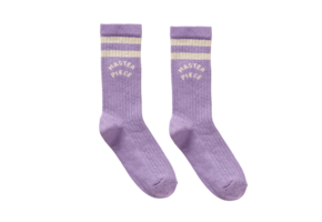 Socks master piece purple Crayon cloud