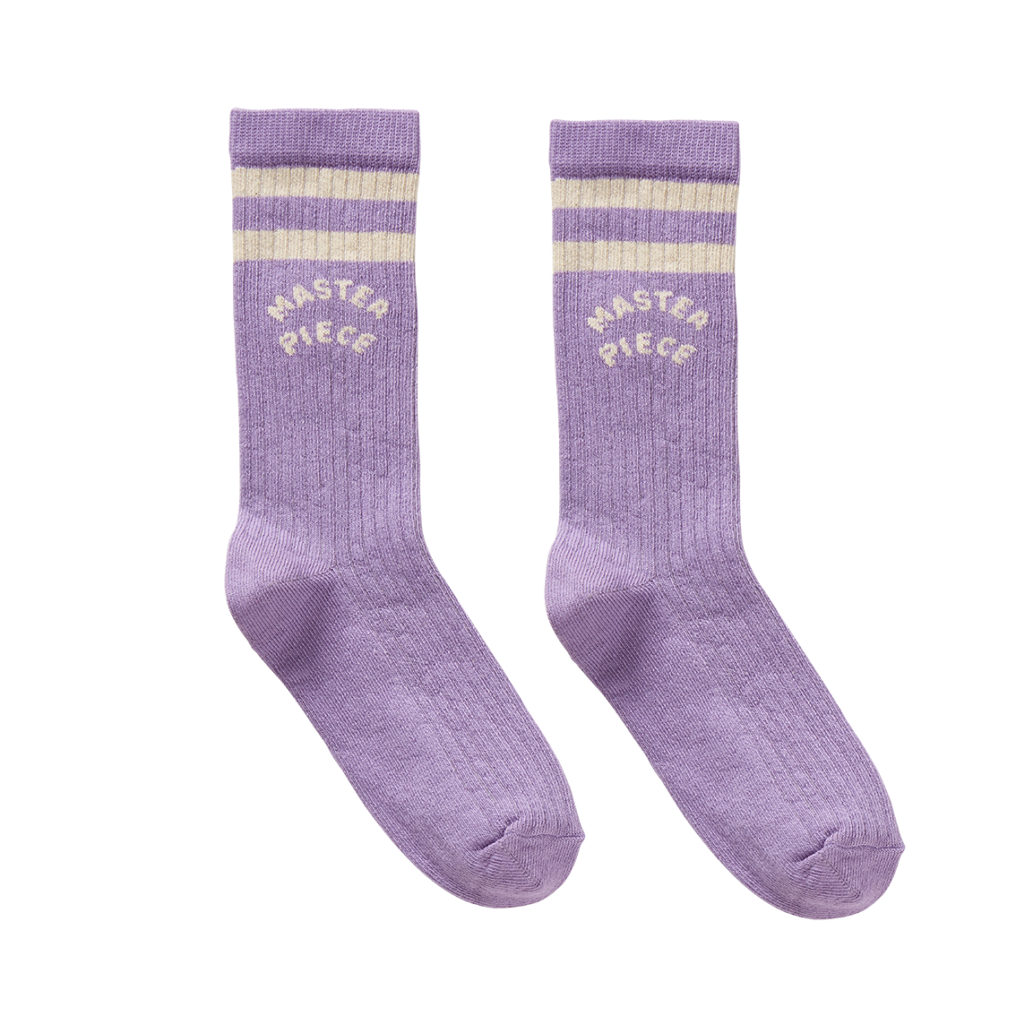 Socks master piece purple Crayon cloud