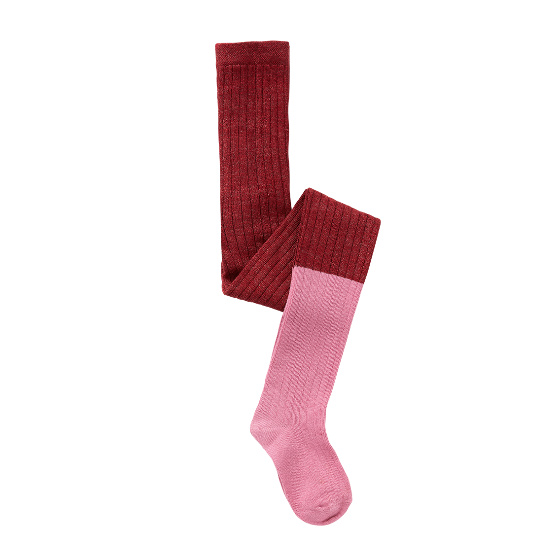 Tights colourblock red Garnet