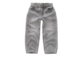Loose Denim Pants Grey Denim
