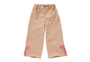 Corduroy Girls Straight Pants  Vanilla