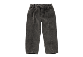 Corduroy Pants Black Washed  Blacked