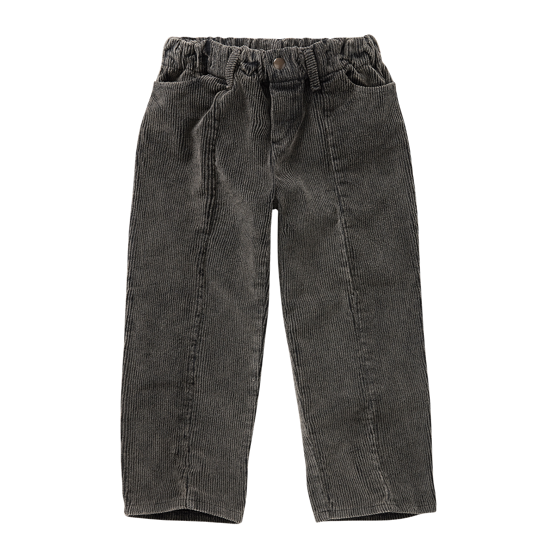 Corduroy Pants Black Washed Blacked