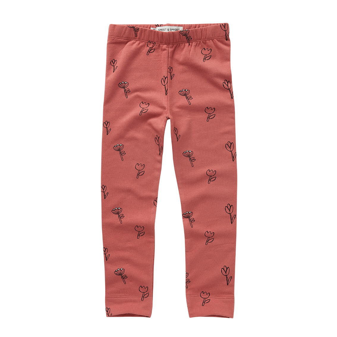 Winter Legging Tullips Print Palette