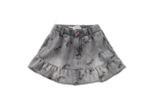 Grey Denim Skirt  Grey Denim