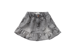 Grey Denim Skirt  Grey Denim