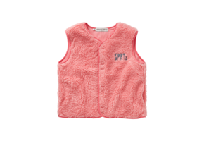 Loose Teddy Gilet Bloom