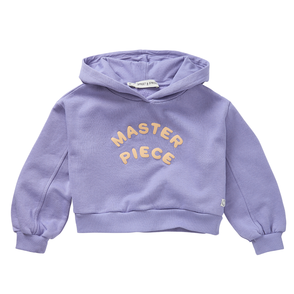 Boxy Hooded Sweatshirt Crayon Cloud