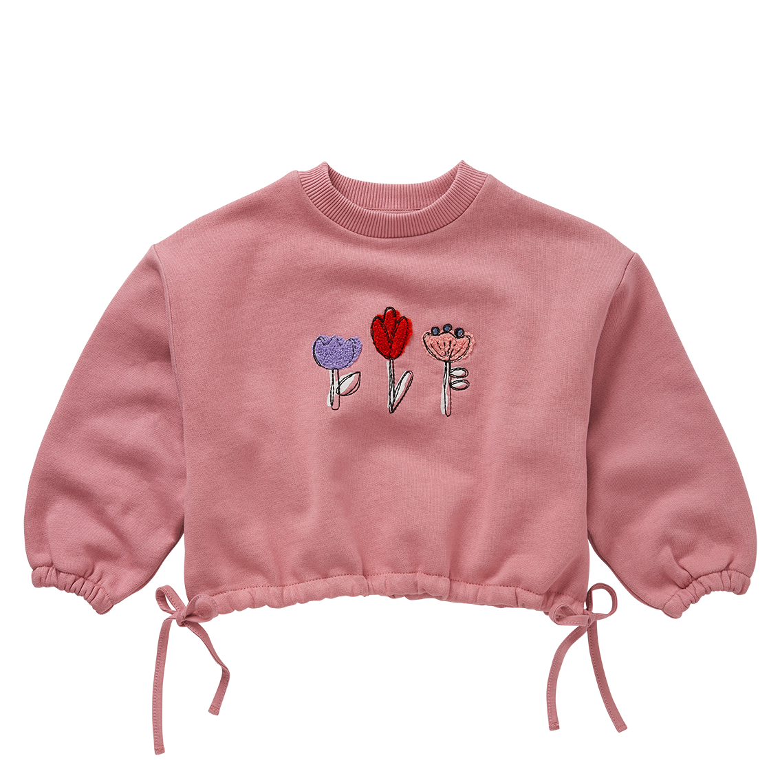 Boxy Sweatshirt Girls Bows Painters Blush