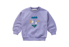 Sweatshirt Raglan Self Potrait Purple Crayon Cloud