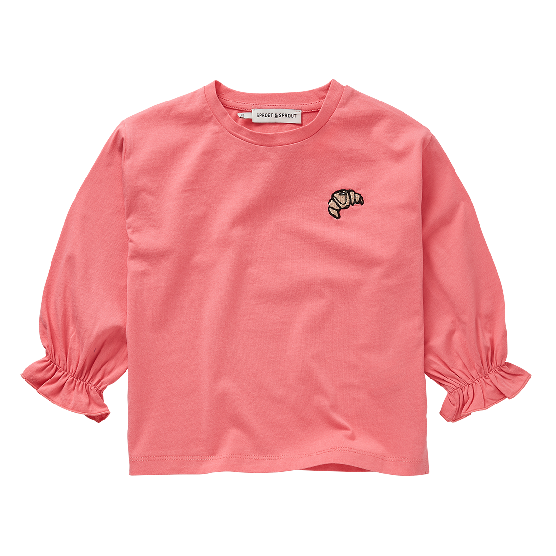 T-shirt girls ls Croissant Bloom