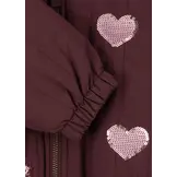 Juno Sequin Bomber Jacket Decadent Chocolate