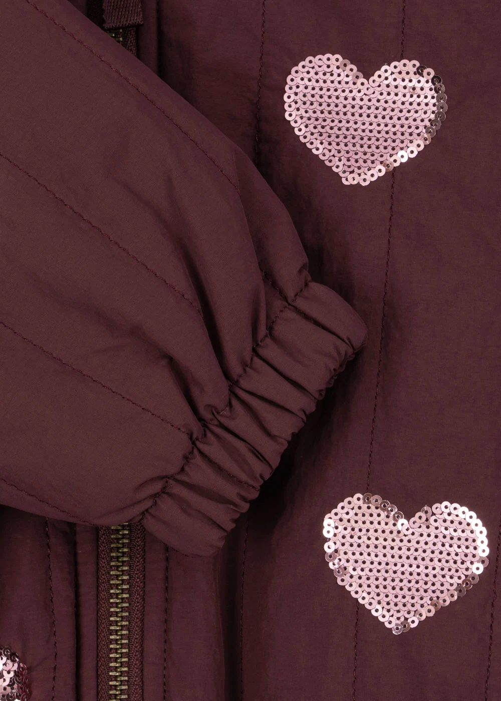 Juno Sequin Bomber Jacket Decadent Chocolate