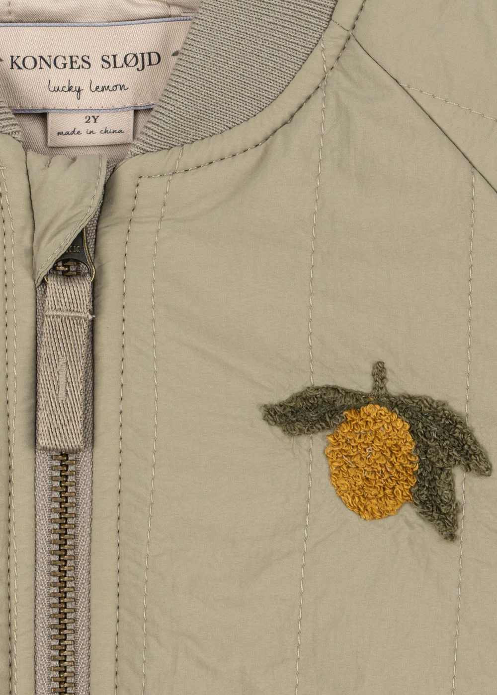 Juno Terry Bomber Jacket Laurel Oak