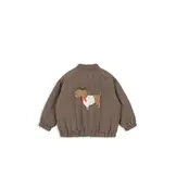 Juno Terry Bomber Jacket Walnut