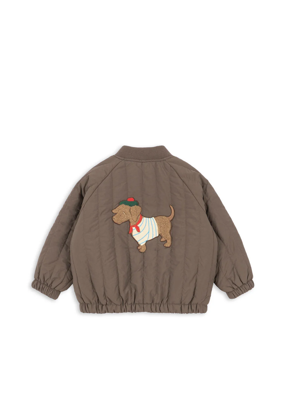 Juno Terry Bomber Jacket Walnut