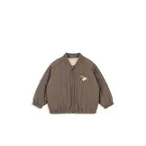 Juno Terry Bomber Jacket Walnut