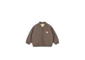 Juno Terry Bomber Jacket Walnut