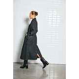 Wb Brooklyn Coat  Herringbone Black