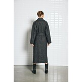 Wb Brooklyn Coat  Herringbone Black