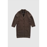 Wb Lvista Checked Coat Brown Prince Of Wales