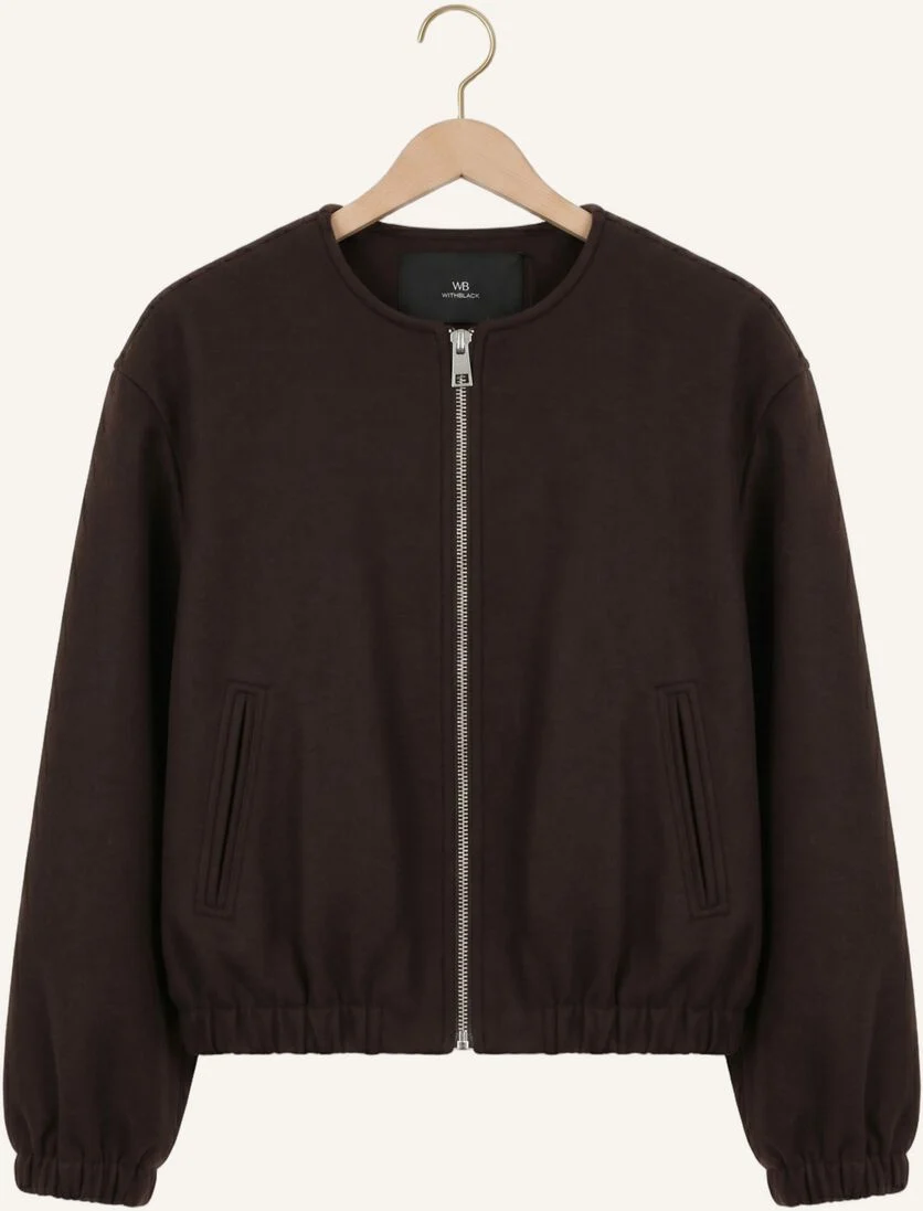 Kennedy Bomber Jacket Dark Brown