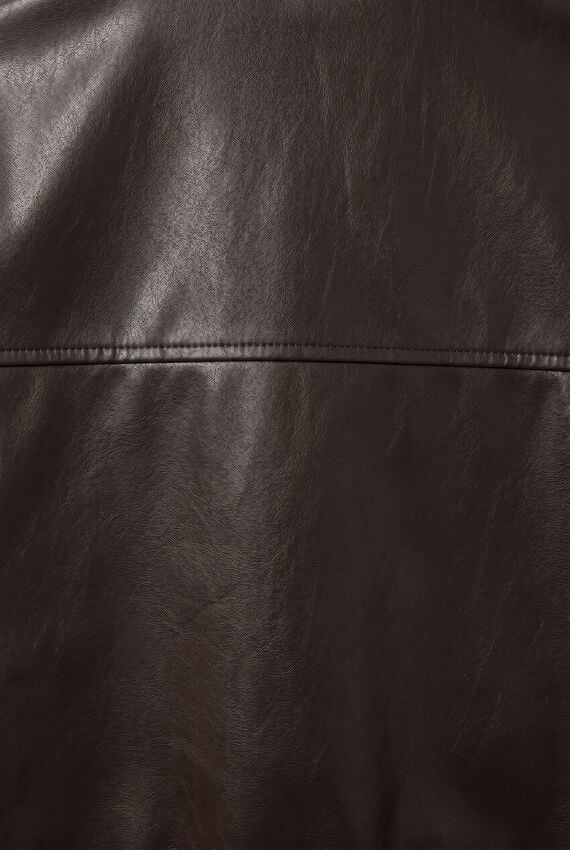 Aisha Vegan Jacket Dark Brown