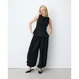 Argent top Noir Black