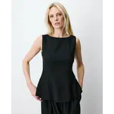 Argent top Noir Black