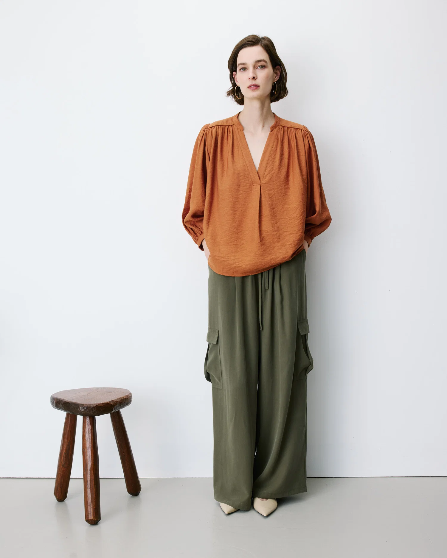 Auriane Blouse Camel